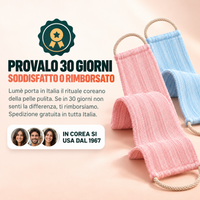 Exfoliating Back Scrubber Towel Double Loop Long Bath Body Wash Cloth Skin Deep Cleaning Shower Massage Bathroom Accessories